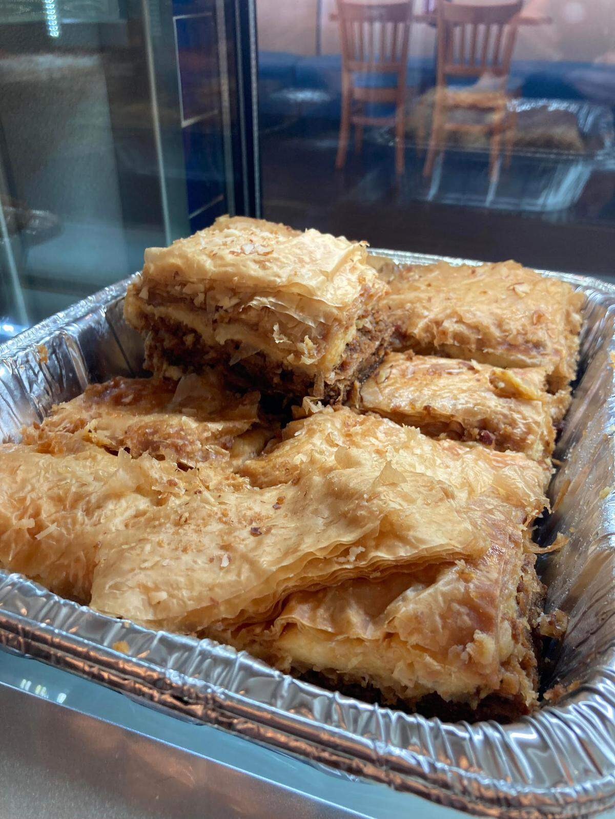Olympia Gyros at 670 Lake Joy Road, Suite 150, in Warner Robins offers baklava.