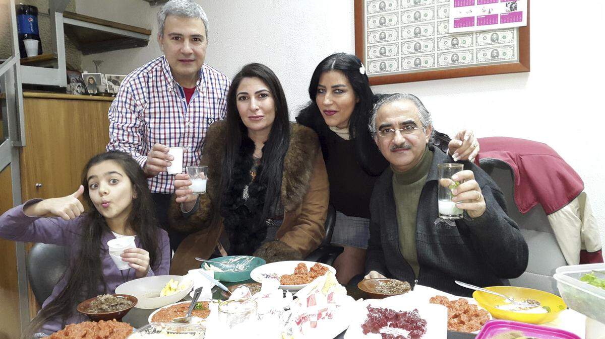 Anahid Arakelian, third from left, is pictured visiting her cousins in Lebanon, Illinois, earlier this year. Arakelian's chance finding of a photograph of her great-grandmother inspired her to reach out to her cousins -- forging rich new relationships for all involved. 