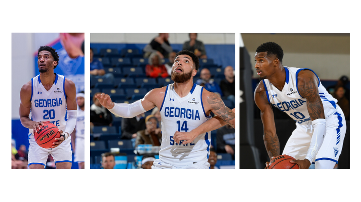 Georgia State Panthers men’s basketball players Chris Clerkley, Nelson Phillips and Josh Linder are growing into successful players. The three grew up in Houston County and have played together since childhood.