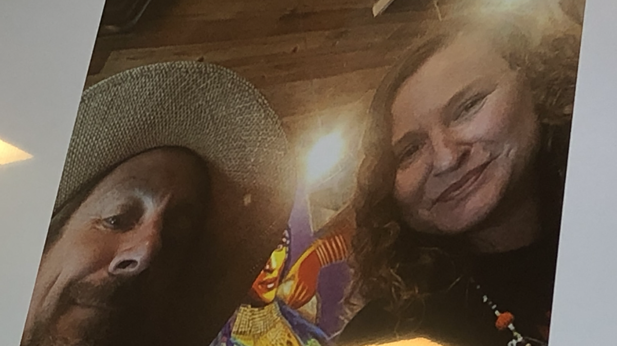 A photograph of Marcus Lillard and Marianne Shockley believed to have been taken in the hours before her death. The picture was shown to jurors on a courtroom television monitor on Tuesday during Lillard’s murder trial.