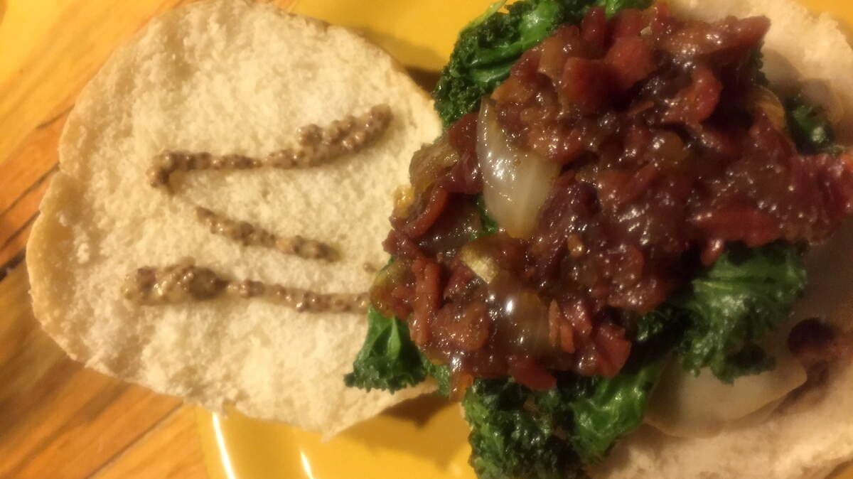 SPECIAL TO THE TELEGRAPH
A kale burger is one way to defeat kale hate.