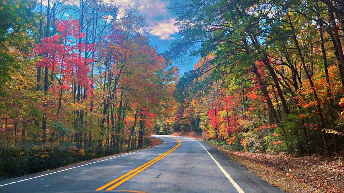 Fall colors in Helen, GA.