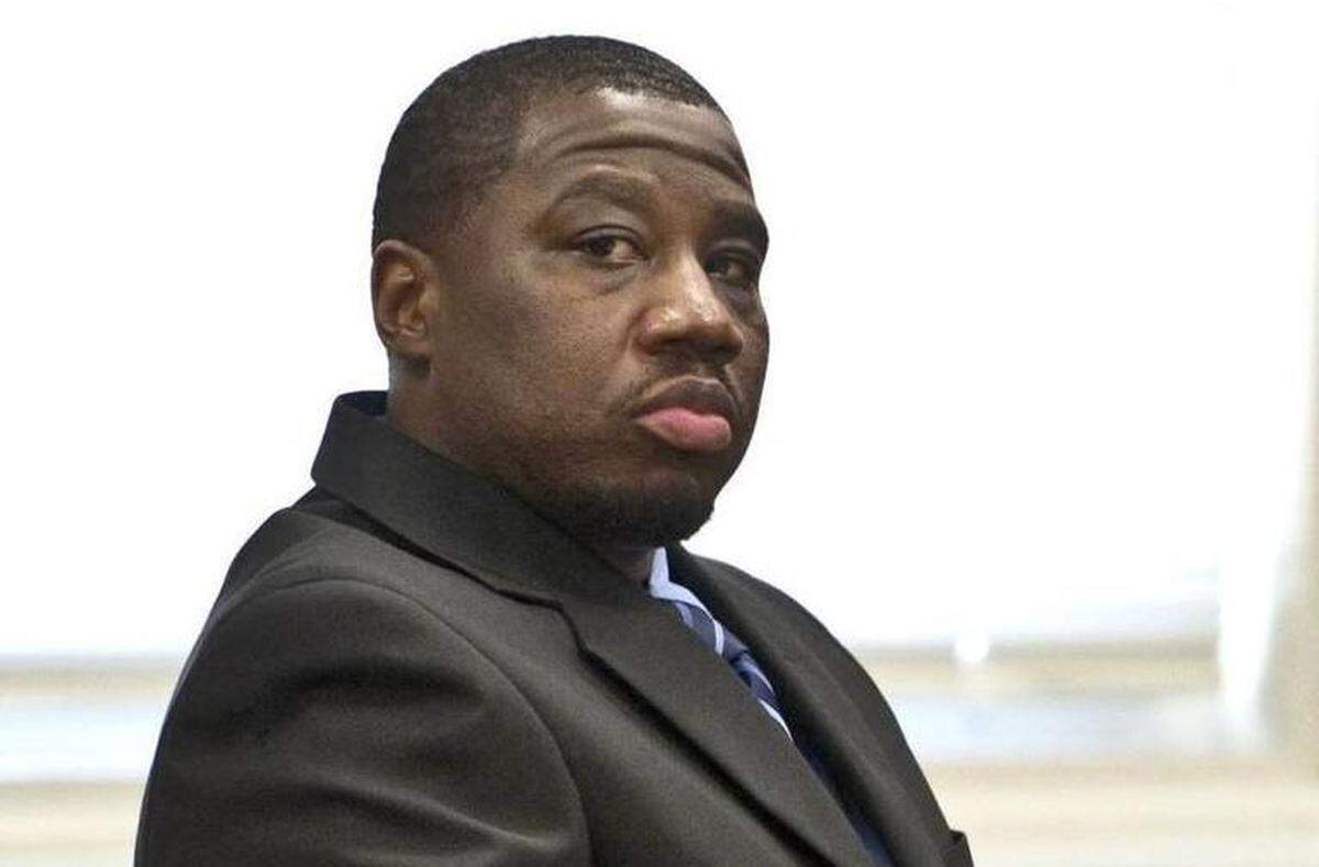 Benjamin L. Finney in court during his murder trial in Macon in November 2016. He was convicted of murder in the Feb. 4, 2008, shooting death of Gwendolyn Cole, 55.