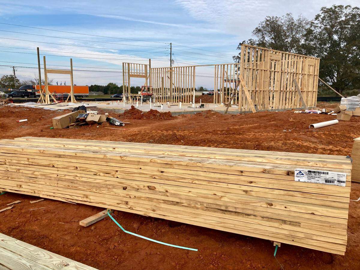 A McAlister’s Deli is going up at 760 Ga. 96 in Warner Robins.