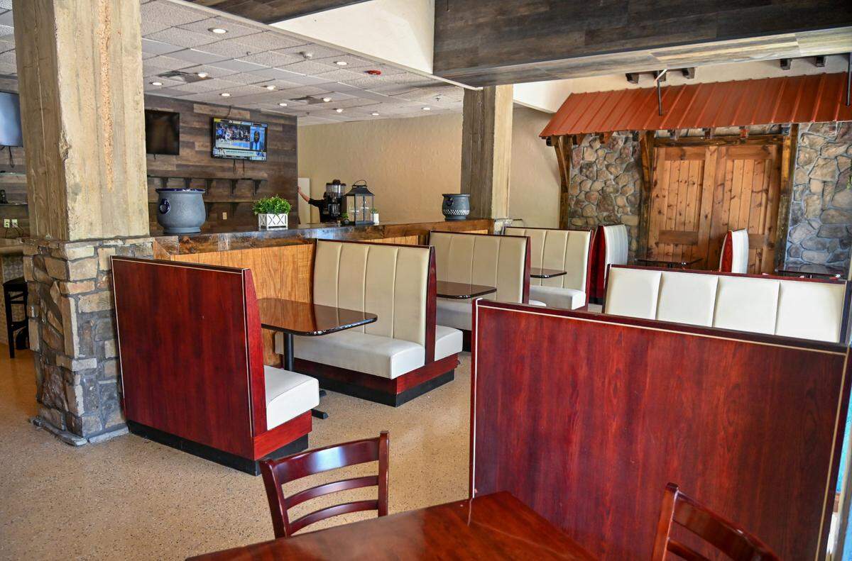 Seating area and bar at 3rd & Cherry located at 379 Third St. in Macon.
