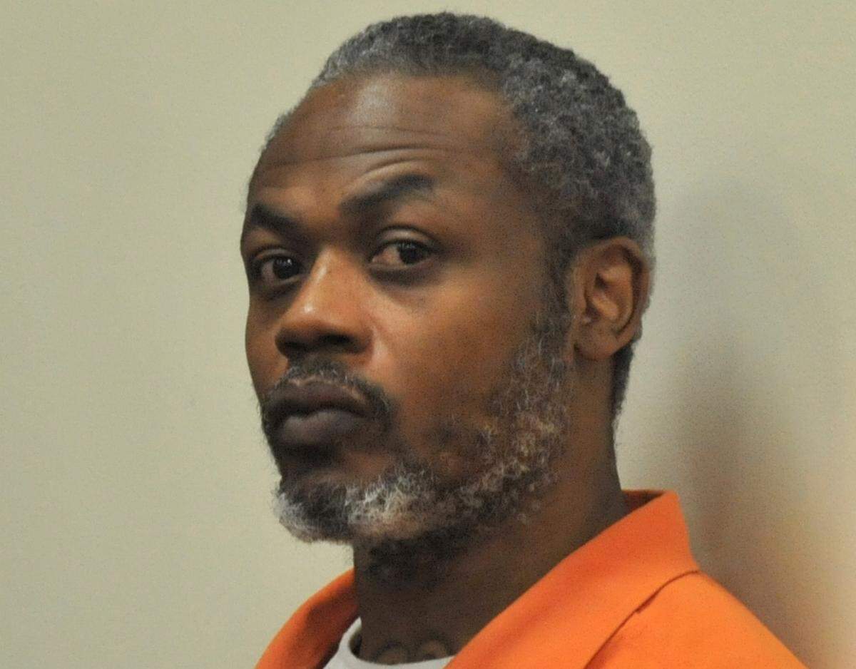Quentin James Sanders in court on Aug. 24, the day he pleaded guilty to killing Ida Mae Ford.