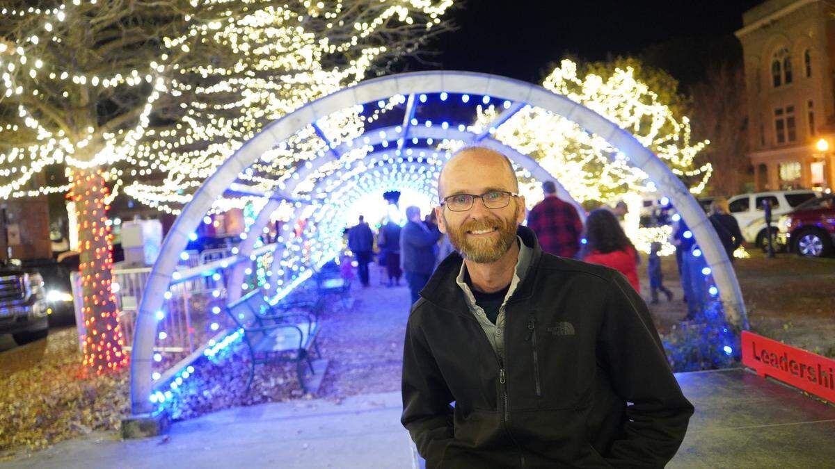 Bryan Nichols is co-owner of the Taste & See Coffee Shop and Gallery in downtown Macon and a driving force behind Main Street Christmas Extravaganza.