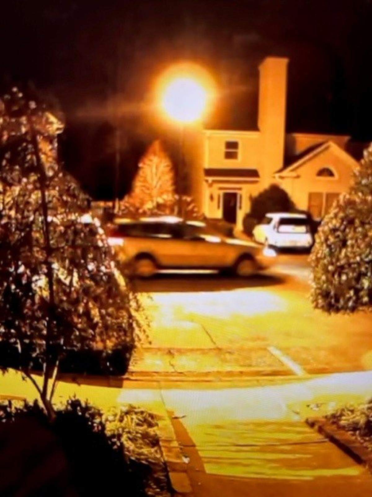 The Bibb County Sheriff’s Office asked for help finding this silver SUV and an unidentified man that were caught on camera in a parking lot moments after Brian Matthew Brown, 50, died in a shooting Sunday morning.