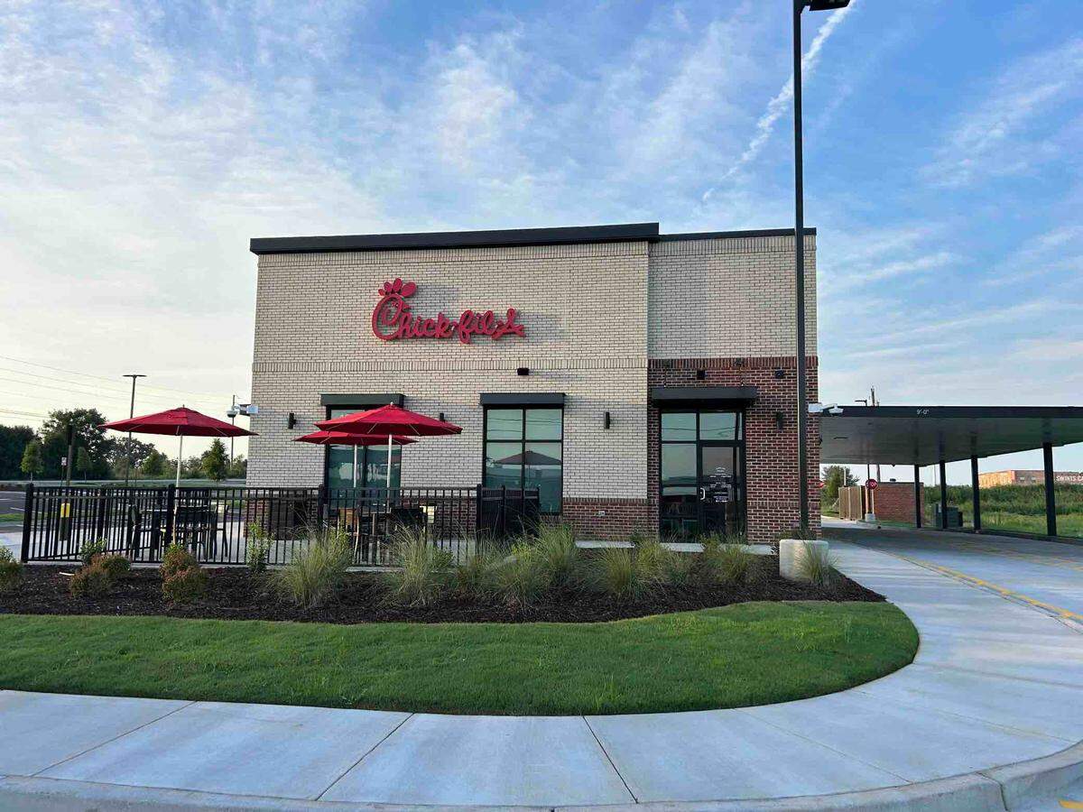 The first Chick-fil-A in Monroe County is about to open at 101 Industrial Park Road in Forsyth just off Interstate 75.
