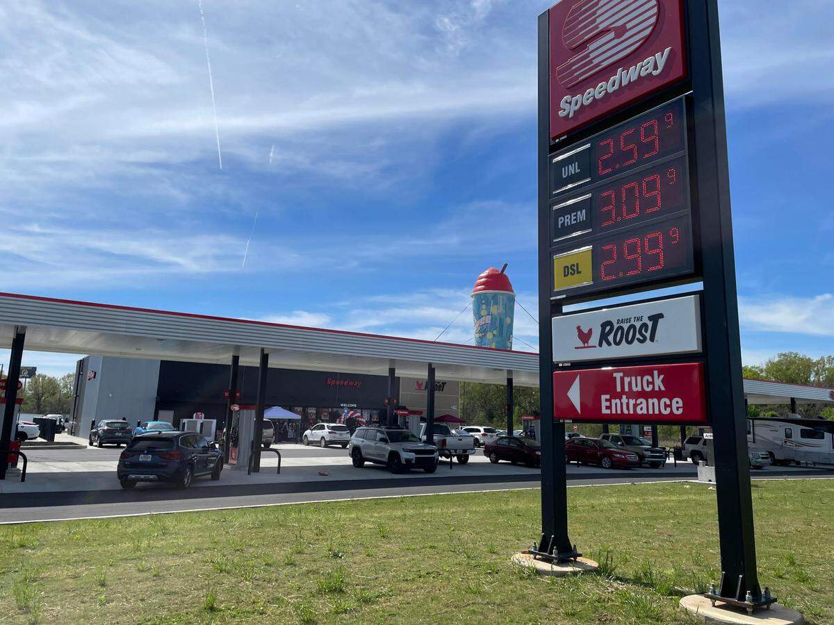 Raise the Roost Chicken & Biscuits can be found inside this Speedway off the Ga. 247 Connector near exit 146 of Interstate 75 on property annexed by Warner Robins in Peach County.