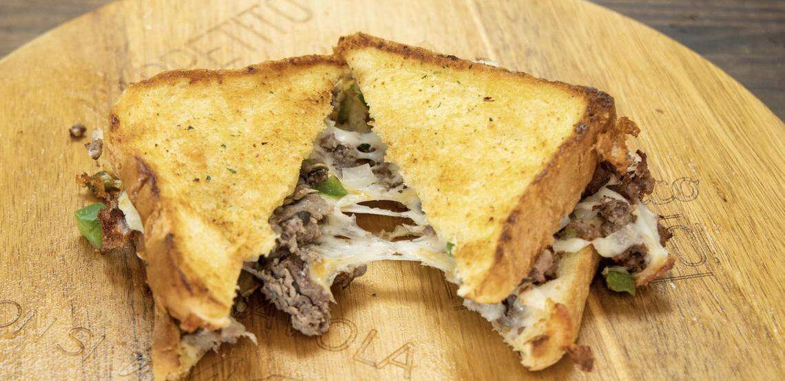 Philly cheese at Dough Bros’ Pizza Joint near the intersection of Watson Boulevard and U.S. 41 in Warner Robins.