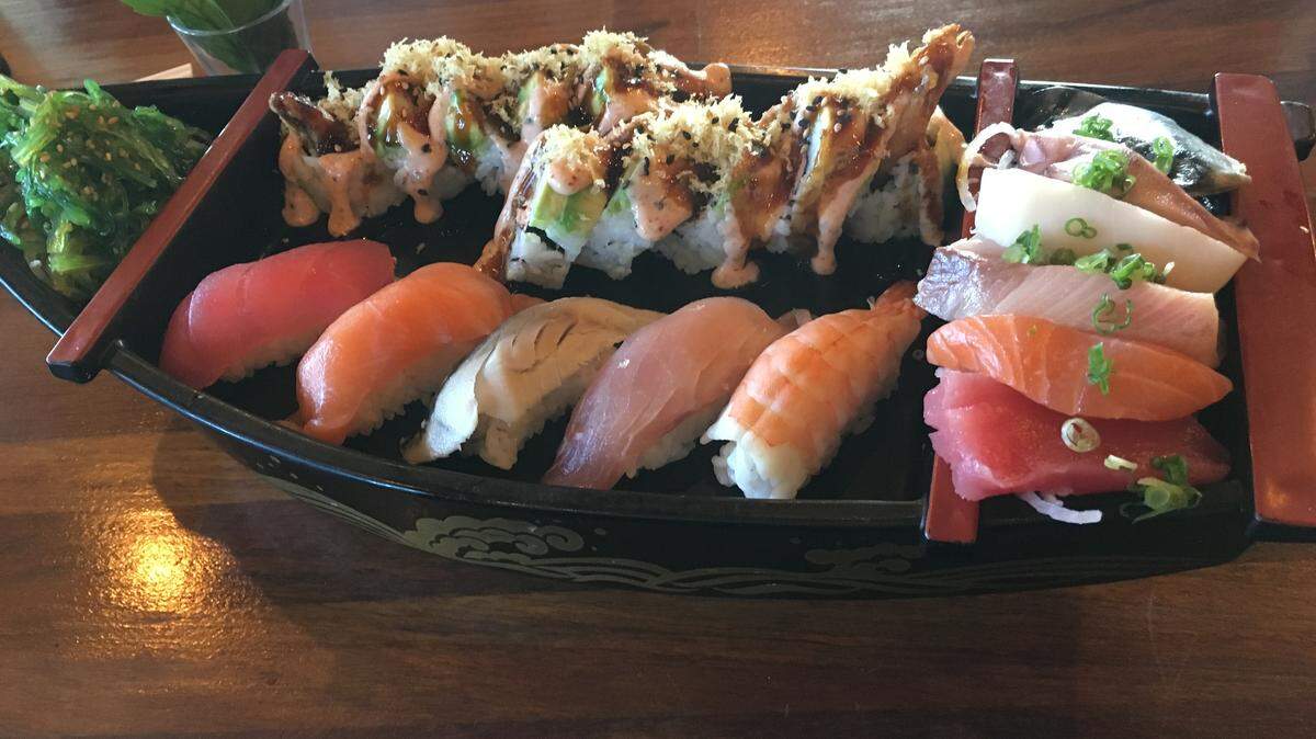 Seafarer sushi boat at Sushi Thai in Warner Robins