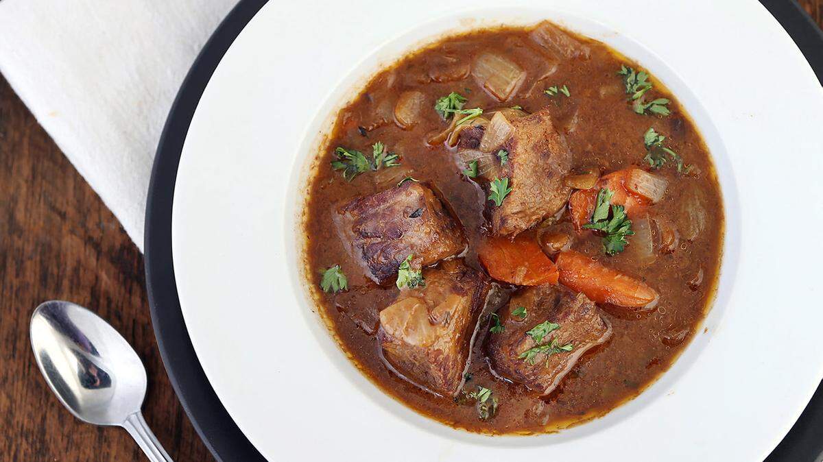 Beef and Guinness Stew.