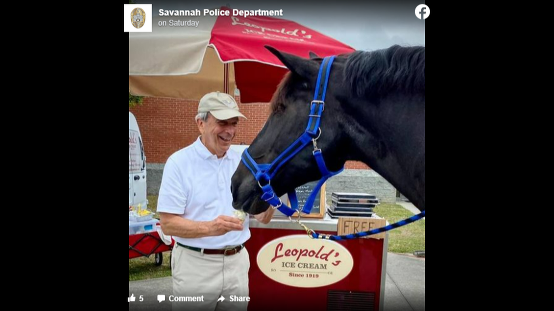 Sgt. Bobby had served the Georgia police department longer than any other horse.