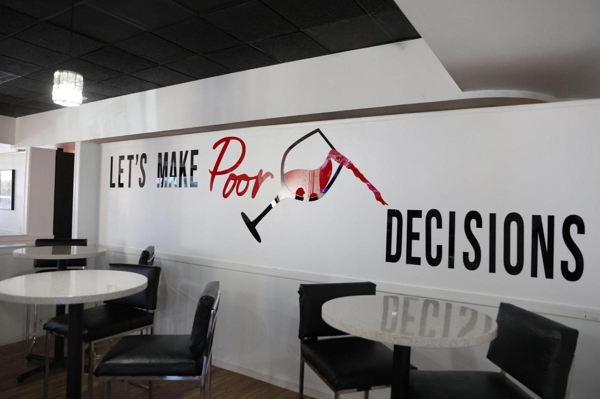 A mural from the bar area of Bon Vivant Restaurant and Lounge representing Mexico sits on Thursday, Oct. 17, 2024, in Warner Robins, Georgia. Bon Vivant Restaurant and Lounge aims to bring upscale dining to the north side of Warner Robins, with four distinct areas representing different countries.