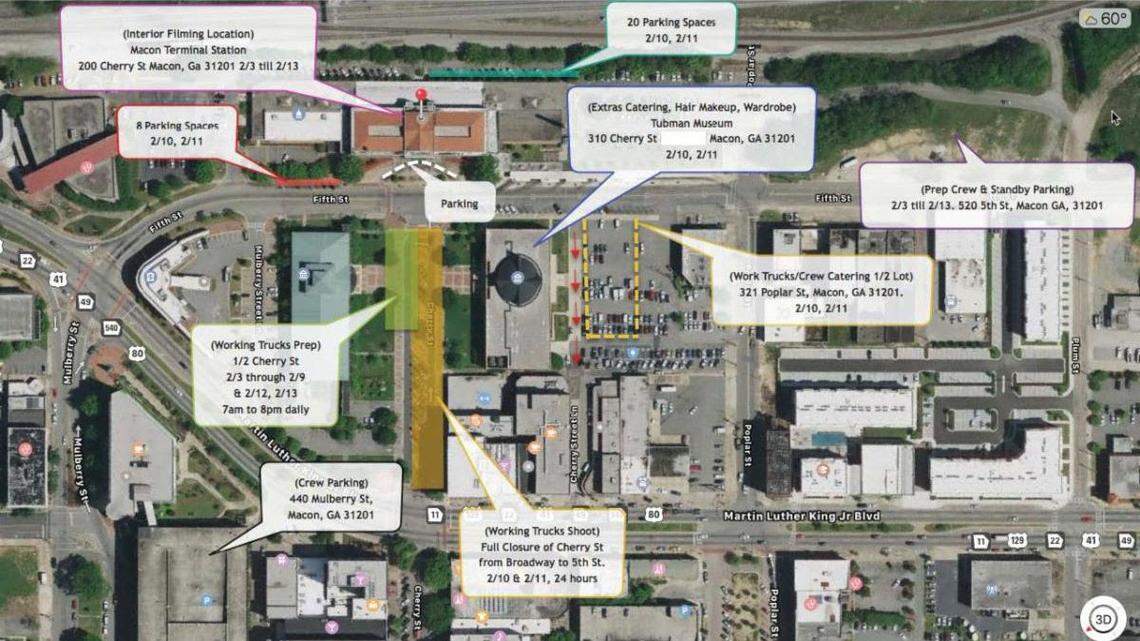 Production crews shooting short film in downtown Macon. Here’s how it could impact you.
