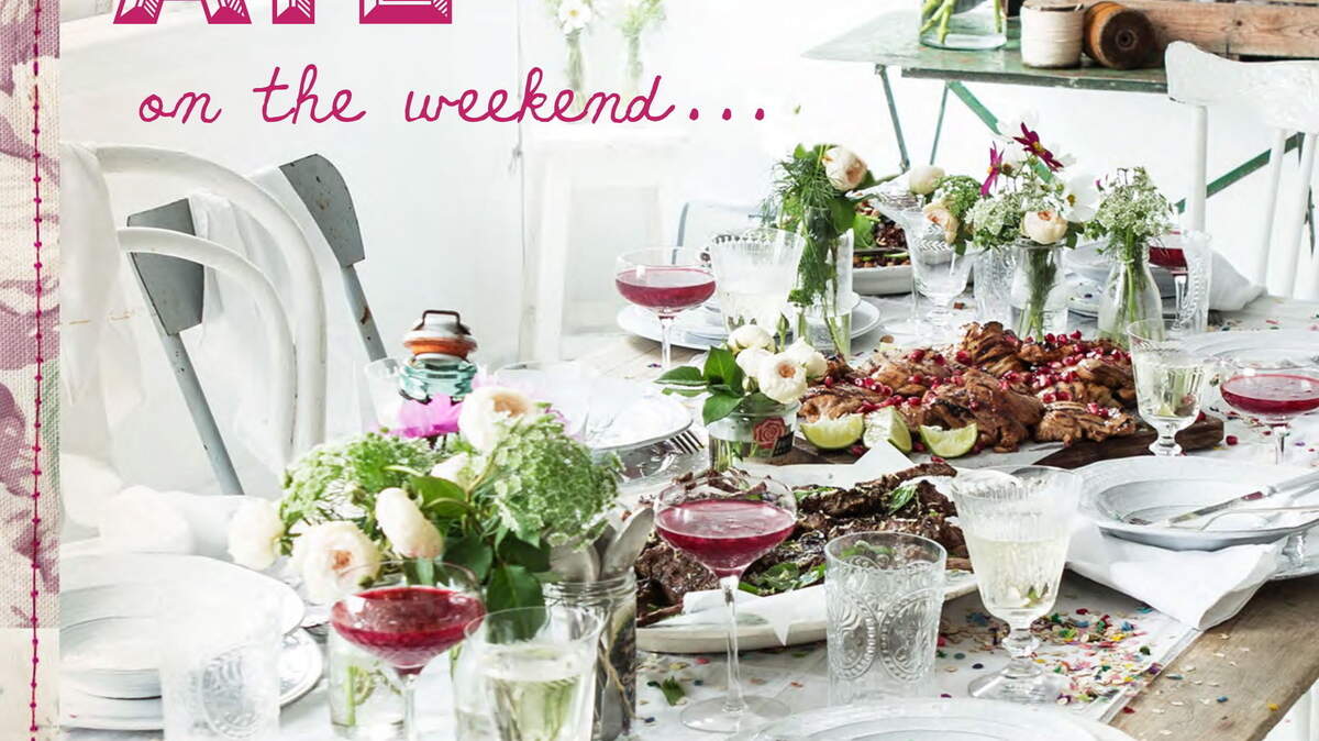 This image provided by Penguin Random House shows the cover of the book "What Katie Ate on the Weekend" by Katie Quinn Davies.