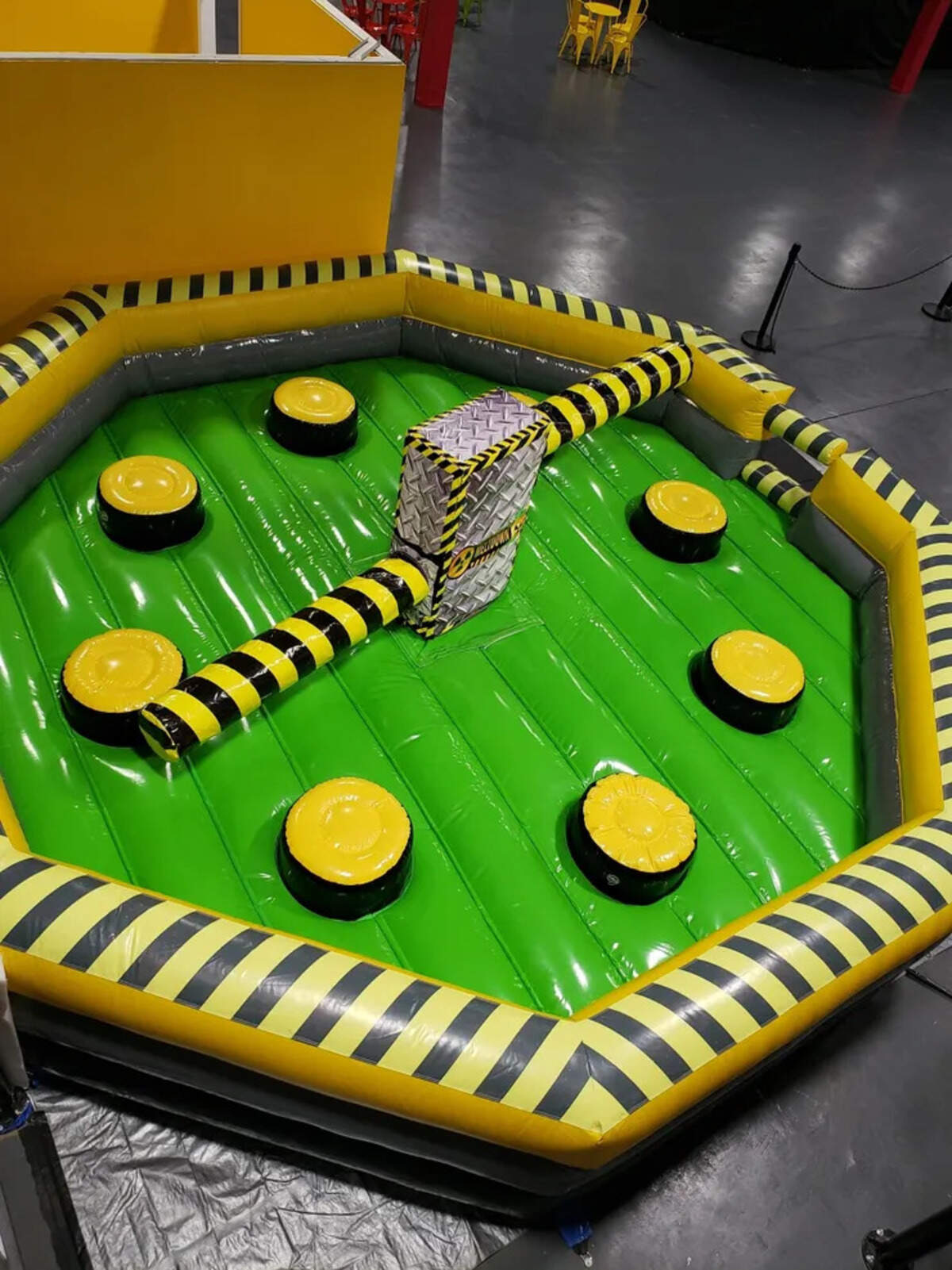 A more than 40,000-square-foot, three-story Xtreme Air Mega Park is going up at 705 Osigian Blvd. on 5.81 acres next to a Warner Robins fire station. The trampoline park is expected to have attractions like this.