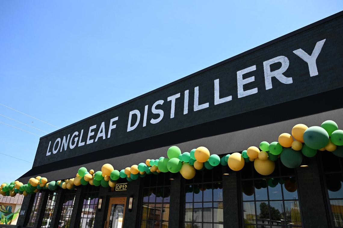 Longleaf Distillery sits off of Second Street on Saturday, April 19, 2025, in downtown Macon, Georgia. Middle Georgia’s only distillery celebrated its second birthday this weekend.