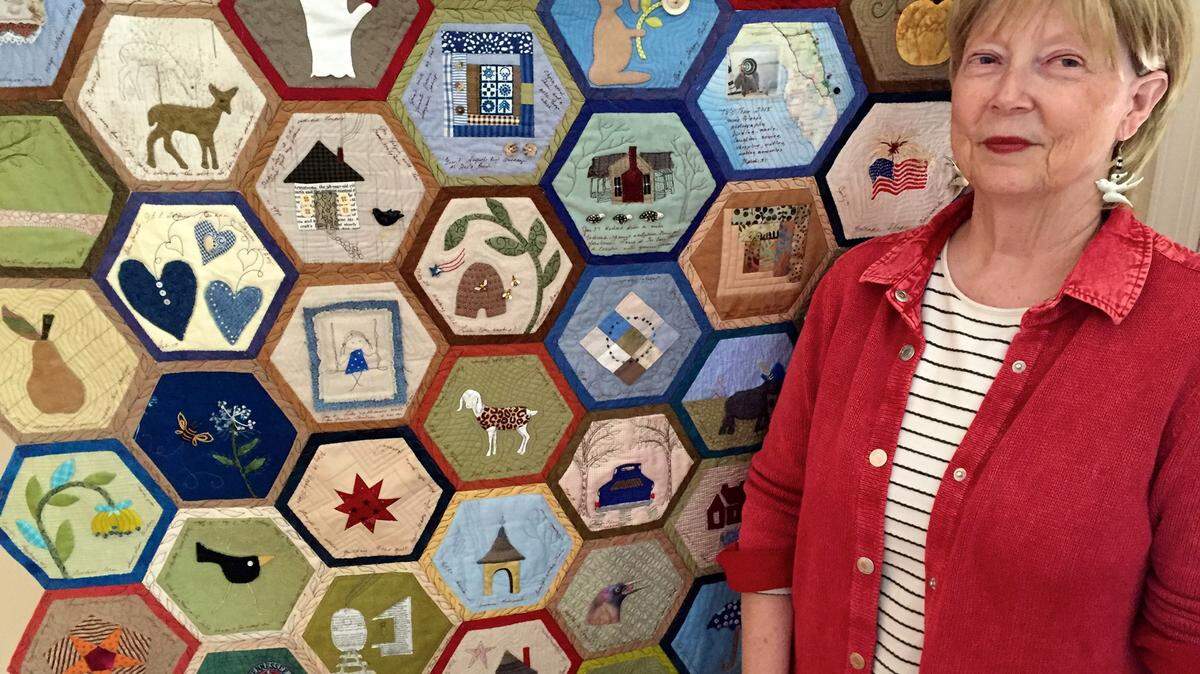 ED GRISAMORE/SPECIAL TO THE TELEGRAPHSandy Gilreath will join fellow quilters at the Heart of Georgia Quilt Guild's 16th biennial show Friday and Saturday at Vineville United Methodist Church.
