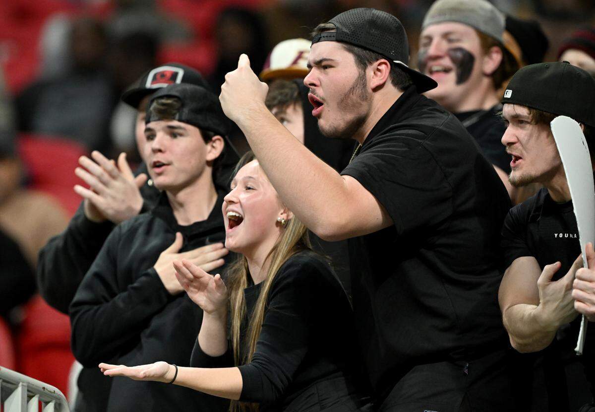Perry High School football fans flocked to Mercedes-Benz Stadium in Atlanta on Tuesday to see the Panthers’ 38-27 over Stockbridge High.