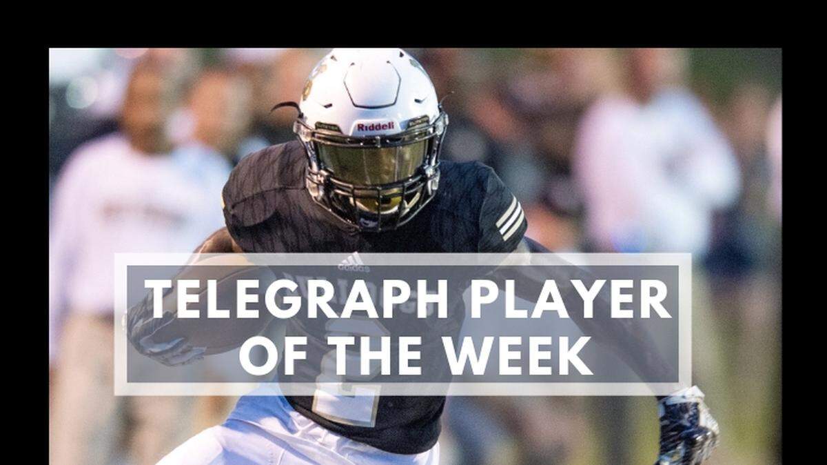 Mary Person running back, Quen Wilson, was named the Telegraph Player of the Week for his play in week 10