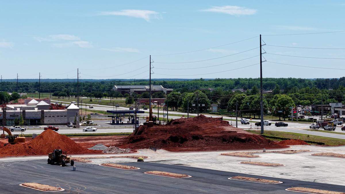 Kroger shopping center development on Monday, May 4, 2026, on Perry Parkway in Perry, Georgia. 