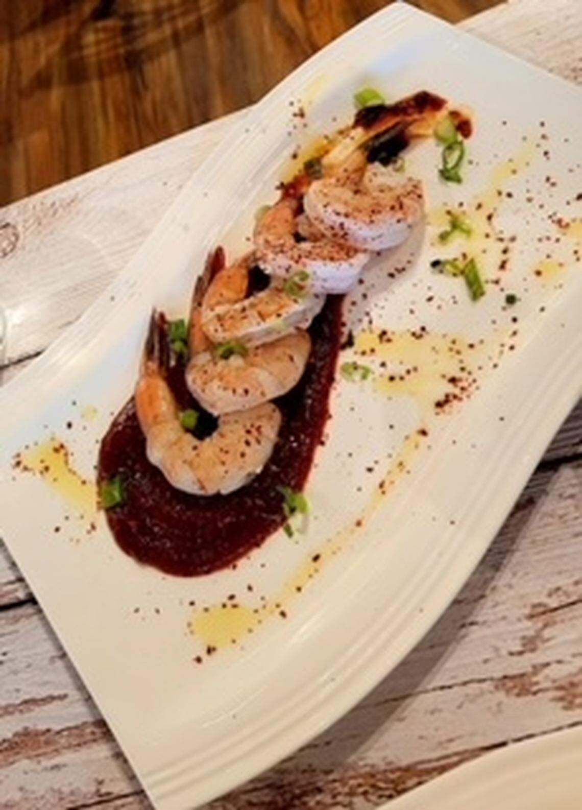 Adobo shrimp cocktail at Pearl Passionate Cuisine & Cocktails at 470 First St. in downtown Macon.