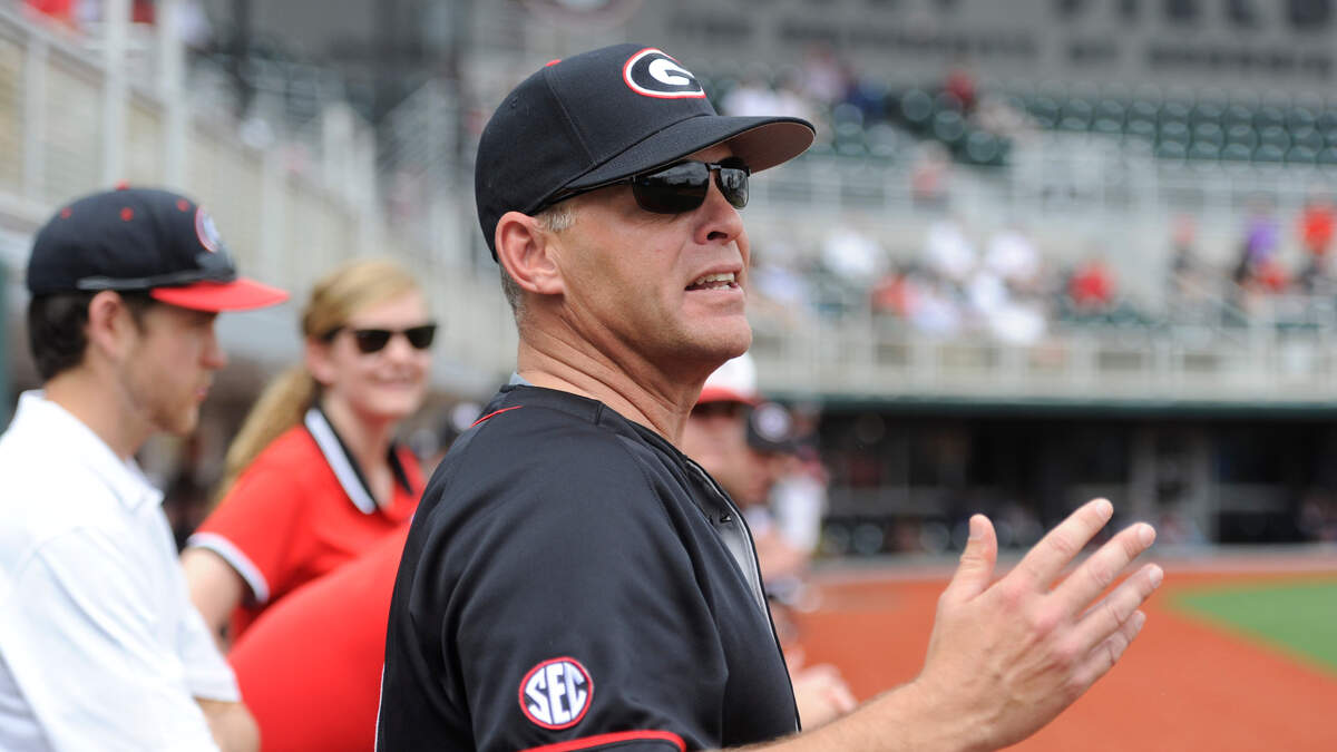 Georgia baseball head coach Scott Stricklin.