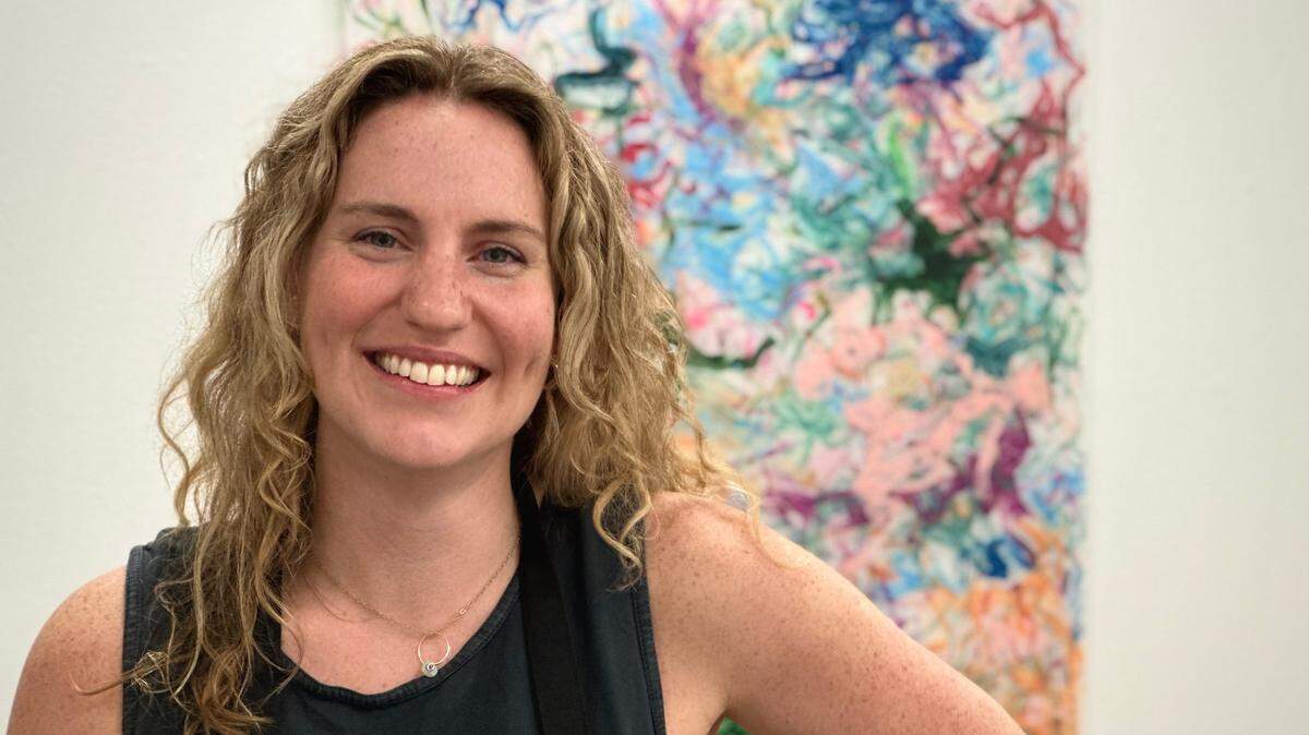 Anna Richards’ solo show “The Woman at the Desk” opened Thursday at Wesleyan College and continues through Jan. 20.