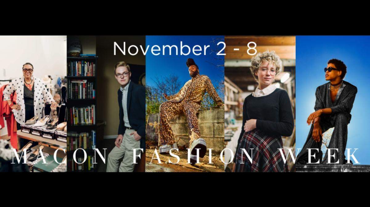 The inaugural Macon Fashion Week will be held from Nov. 2-8. All can attend for free, but special VIP packages allow for more access.