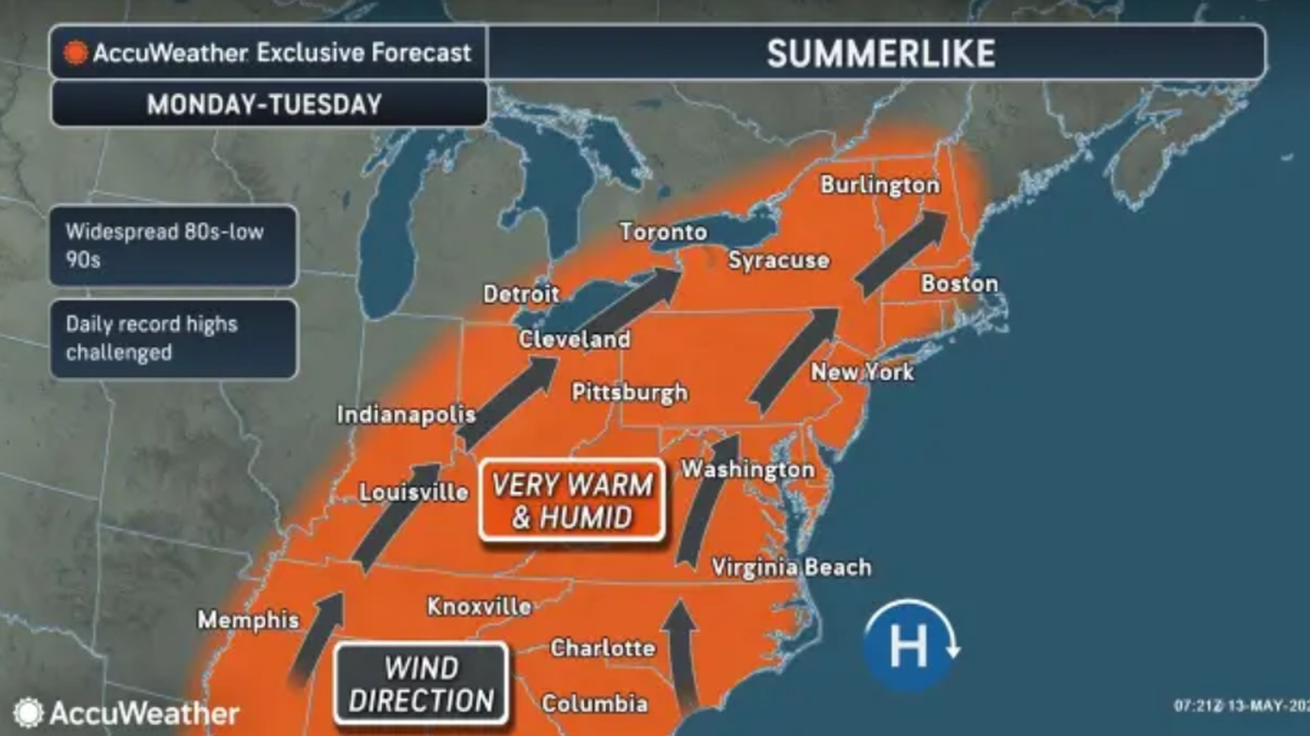 Summerlike weather coming to GA.