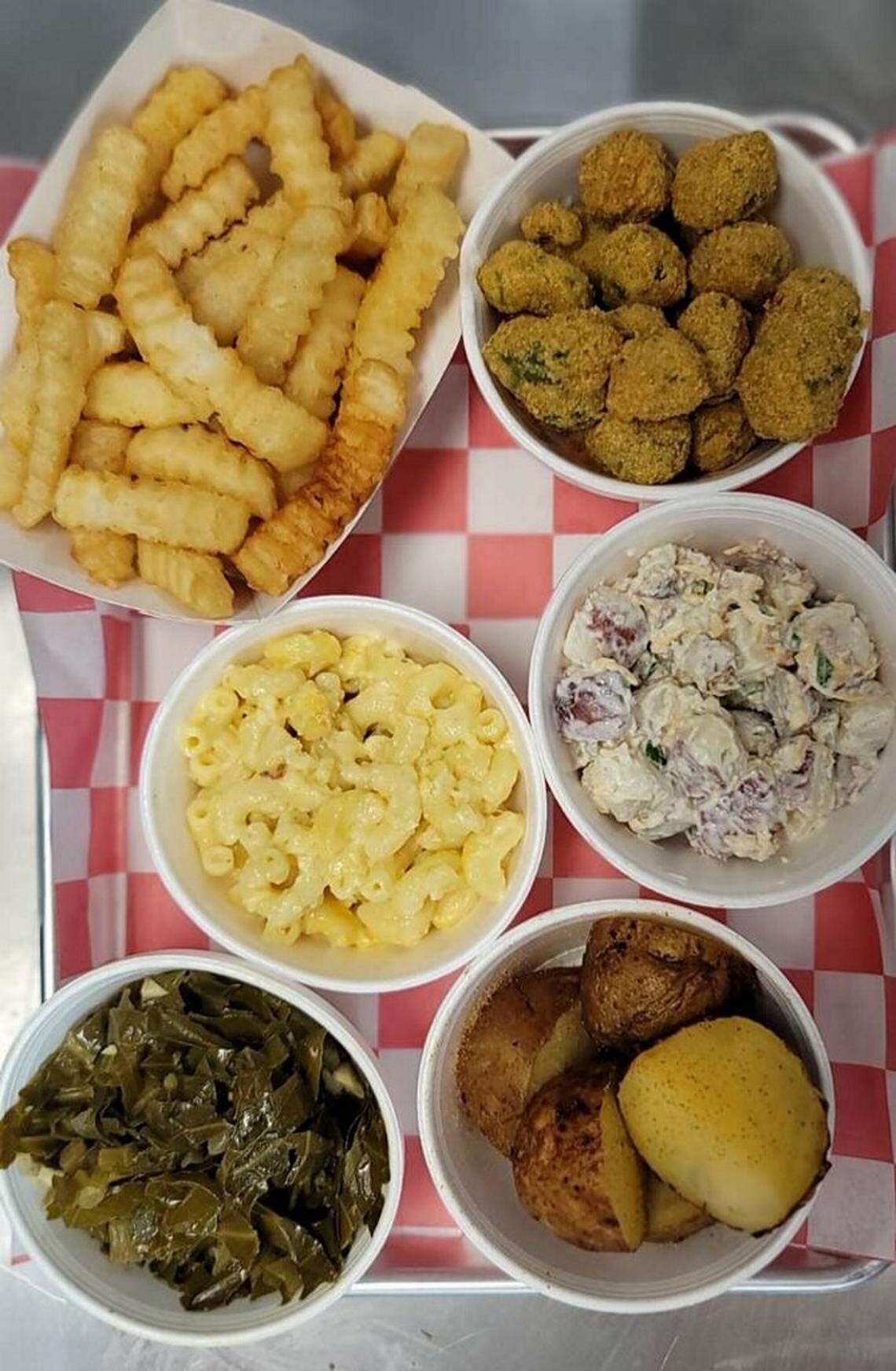 Side options at The Hot Chik in Warner Robins.