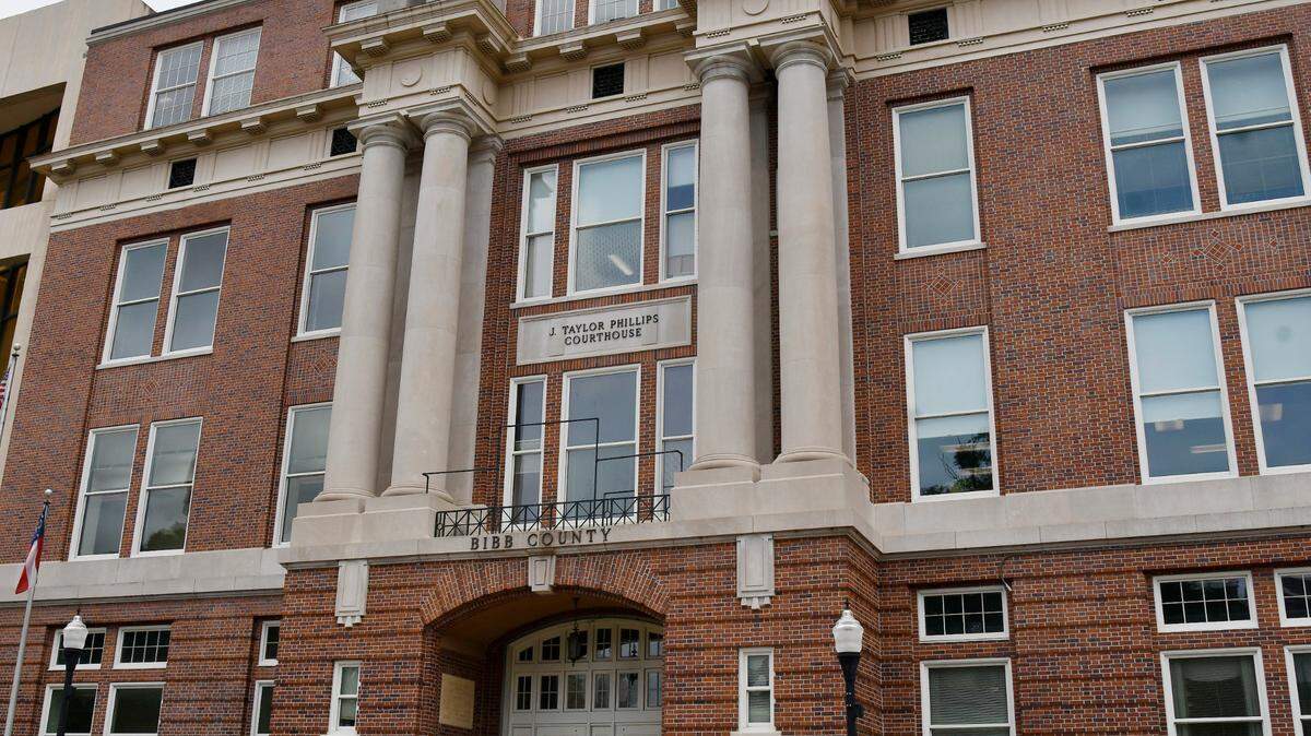 The Bibb County Courthouse sits off of Mulberry Street on Tuesday, May 14, 2024, in Macon, Georgia.
