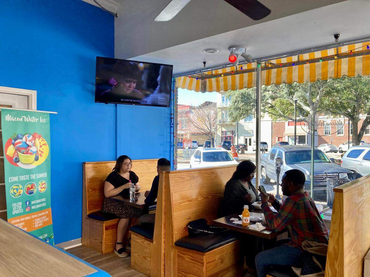 Macon Water Ice is open in its new spot at 490 Cherry St. in downtown Macon.