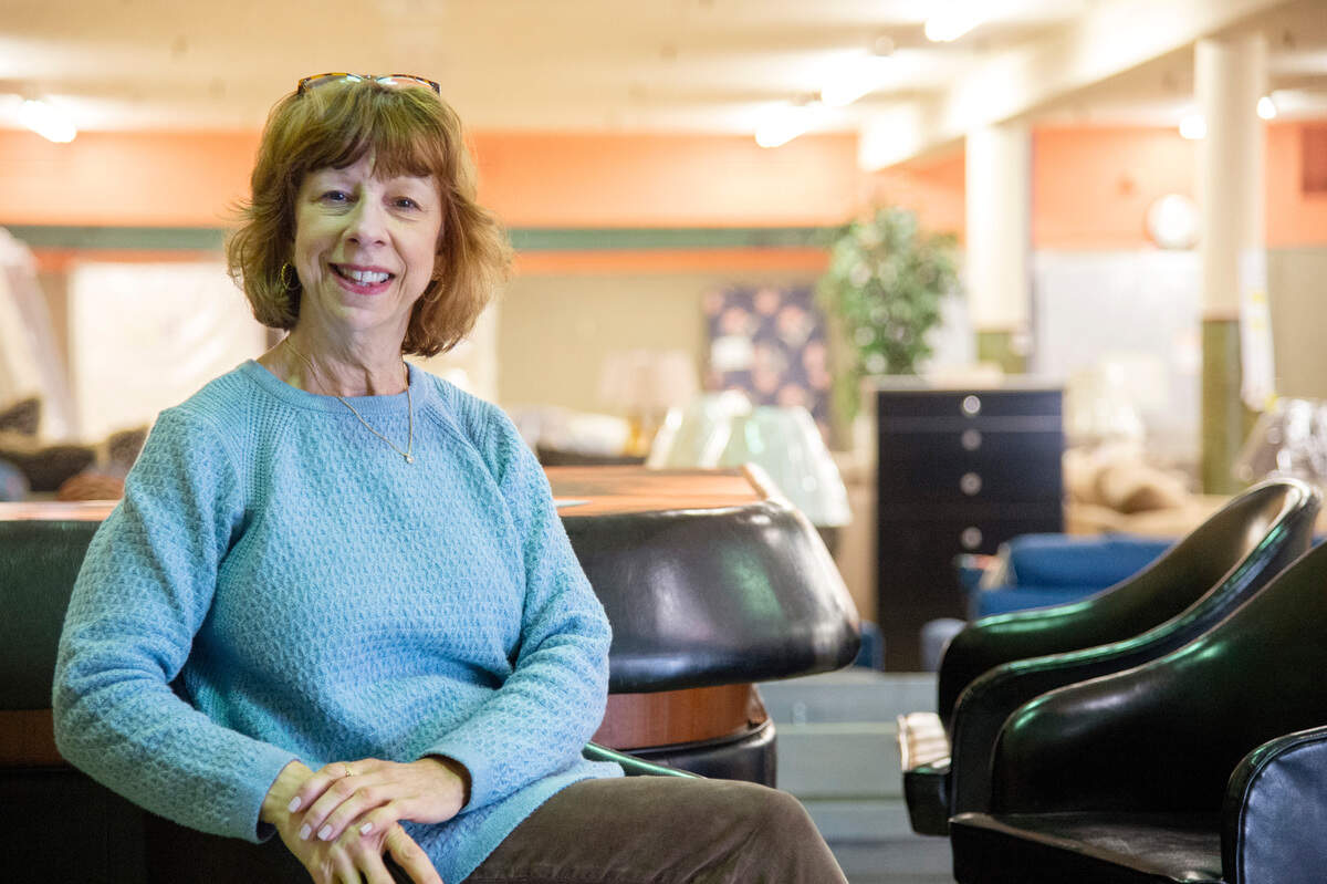 Diana Blair, owner of Blair’s Discount Furniture is closing the store after 45 years.