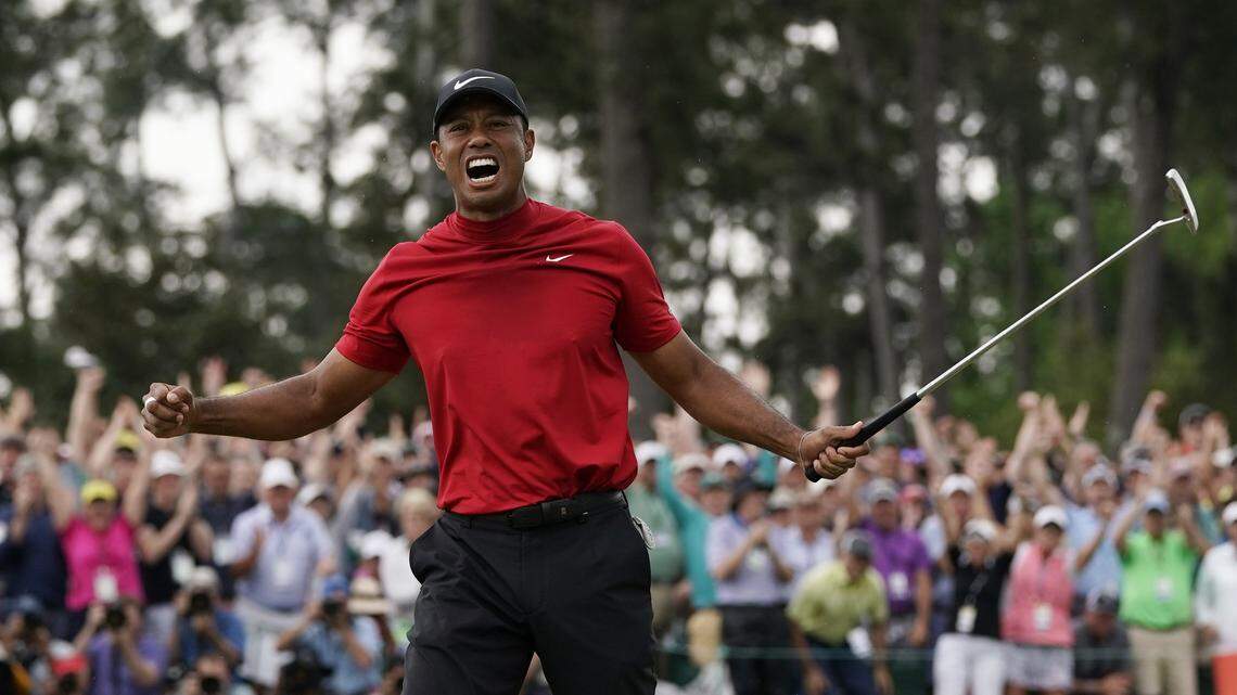 Crowd treated to a thrilling experience at Augusta as Woods wins his fifth Masters