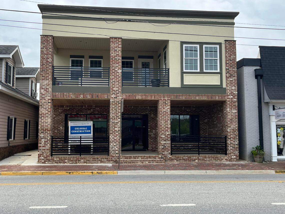 Construction is complete on The Commodore Building, a two-story building at 904 Commerce St. that offers an ideal space for a first-floor restaurant and features three short-term lofts in downtown Perry. The lofts are expected to be ready soon.