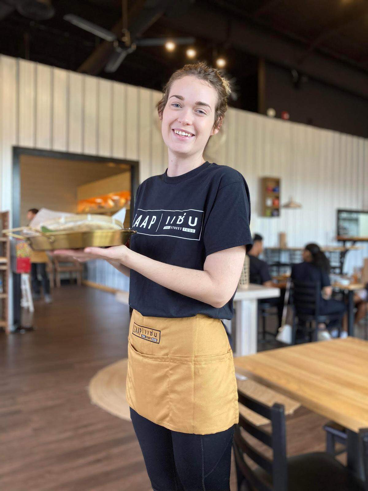 Jackie Tonsiri, a server at ZAAP Thai Street Food in Warner Robins.