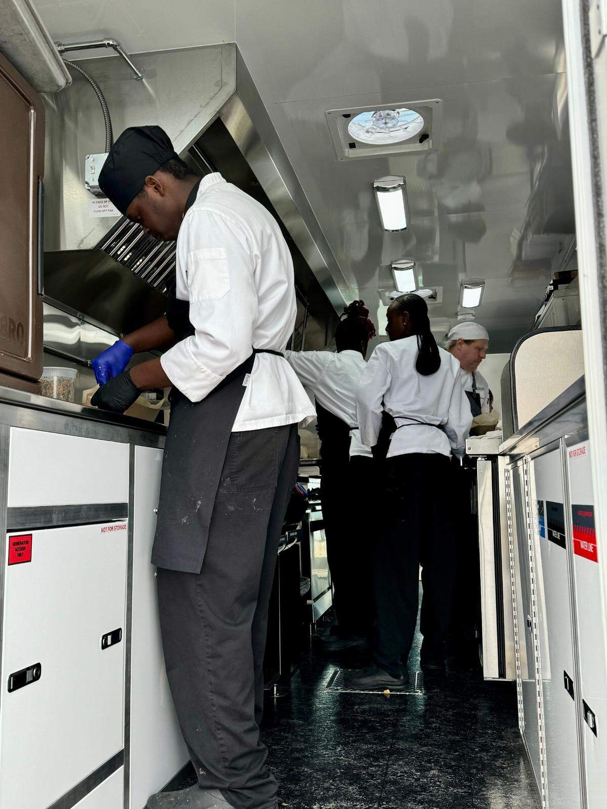 The Mac Shack provides over 60 culinary students at W.S. Hutchings College and Career Academy with additional food service experiences, said Executive Chef Instructor Stuart Hardy.