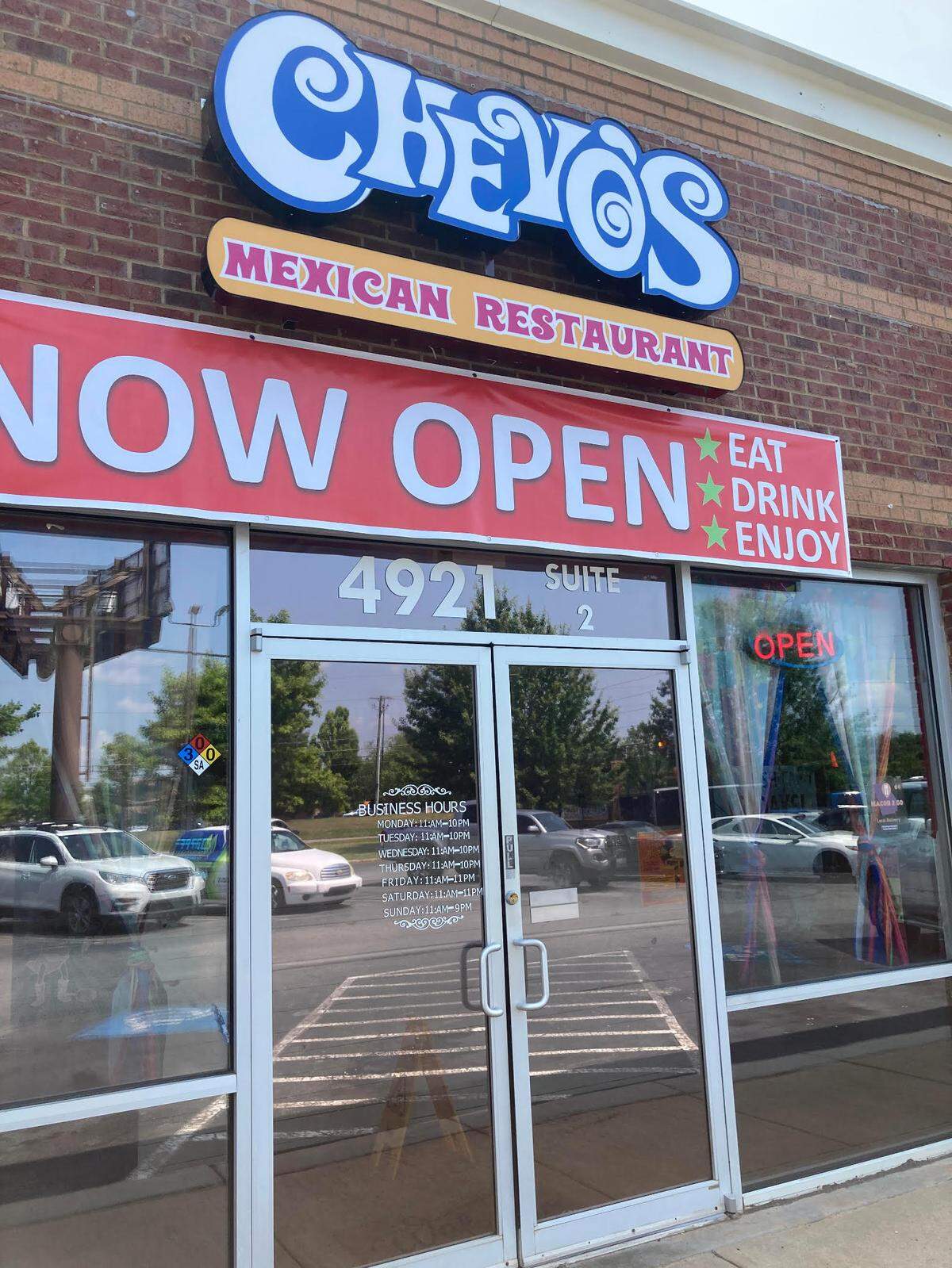 The new family-owned and operated Mexican restaurant is now open at 4921 Riverside Drive, Suite 2.
