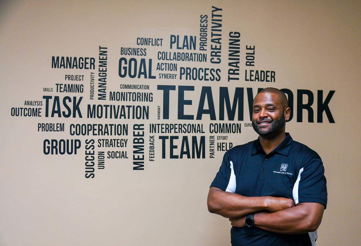 Johnathan Cuttino, owner of the new Two Men and a Truck franchise located at 1057 Parkway Drive, Suite A, in Macon.