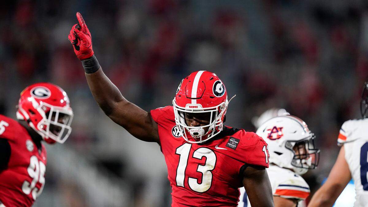 Georgia linebacker Azeez Ojulari