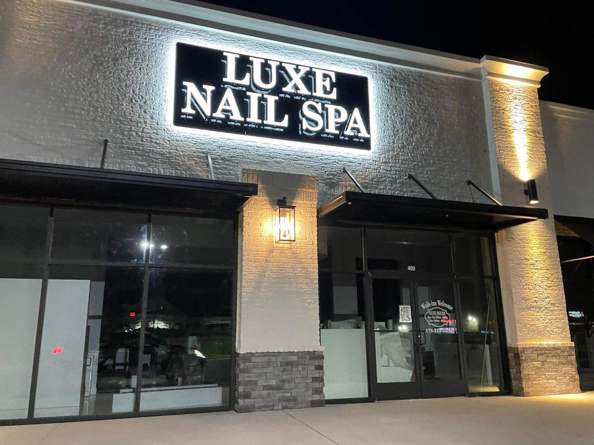 Luxe Nail Spa is the second business to open in Suite 400 of a new plaza at 1012 Ga. 96 in Warner Robins. New restaurants, a coffee and dessert shop and another new business are coming to the new plaza.