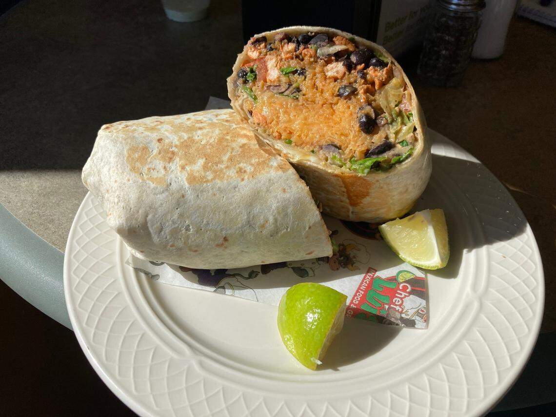 Chicken burrito at Chef Luis Mexican Food & Grill, a new restaurant in the Kathleen area of Warner Robins.