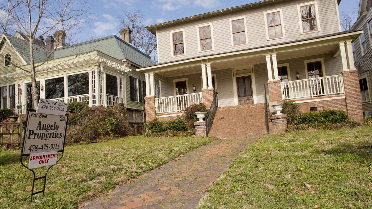 JASON VORHEES/THE TELEGRAPHA home is for sale at 1119 Adams St. in Macon.