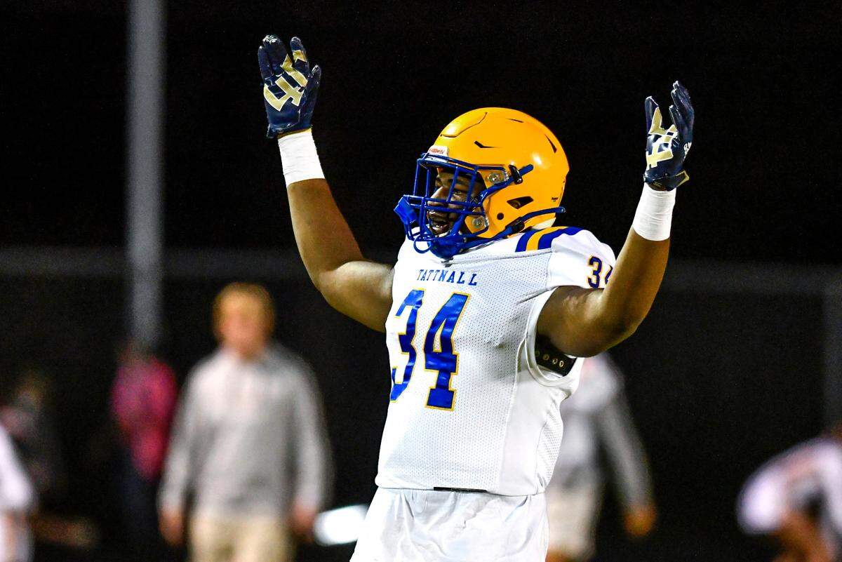 Tatnall junior defensive end Zavion Hardy is one of the top high school football recruits in the country with offers from UGA, Michigan, USC and Florida State among others.