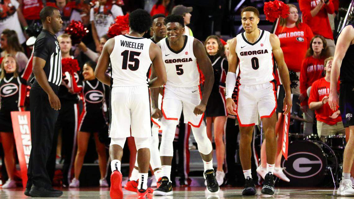 ’Truly like brothers’: Georgia men’s basketball works to blend veteran, freshmen talent