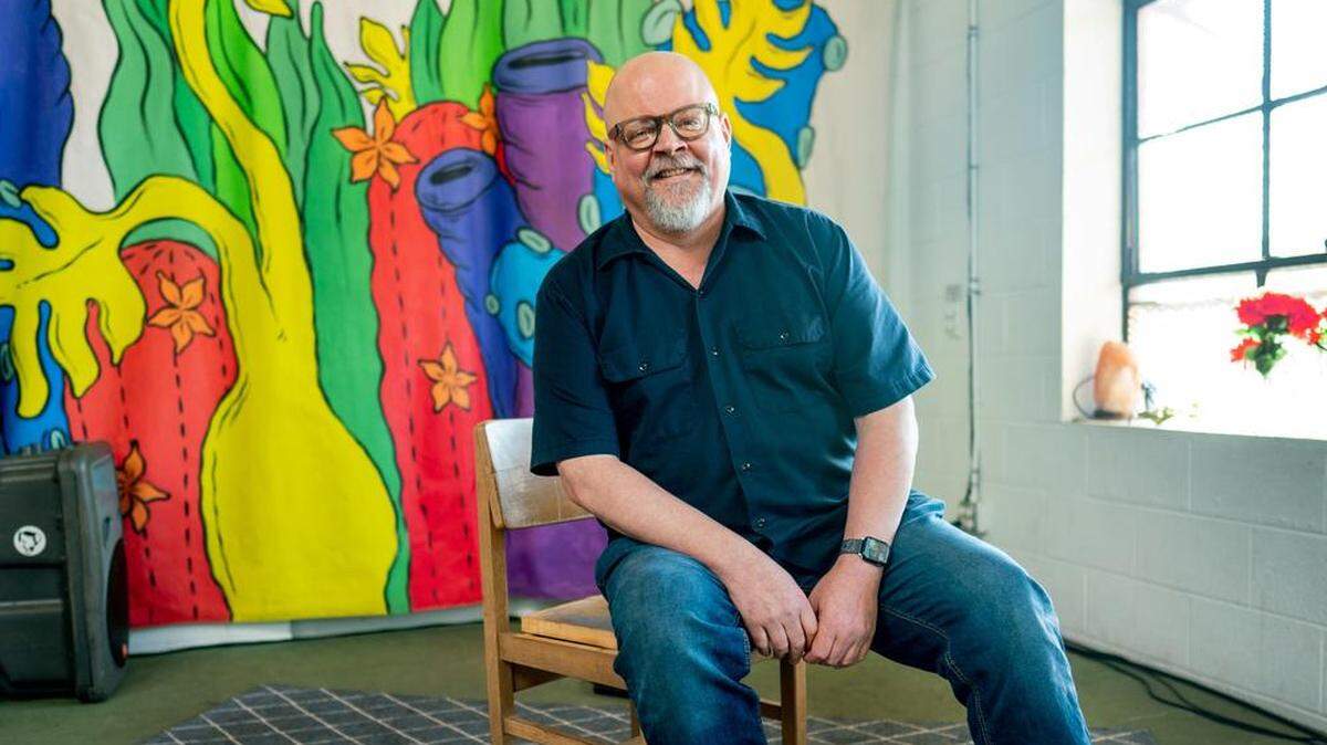 Mark Mobley performs in “Friend of the Groom” Thursday night as part of Macon Pride Week 2022.