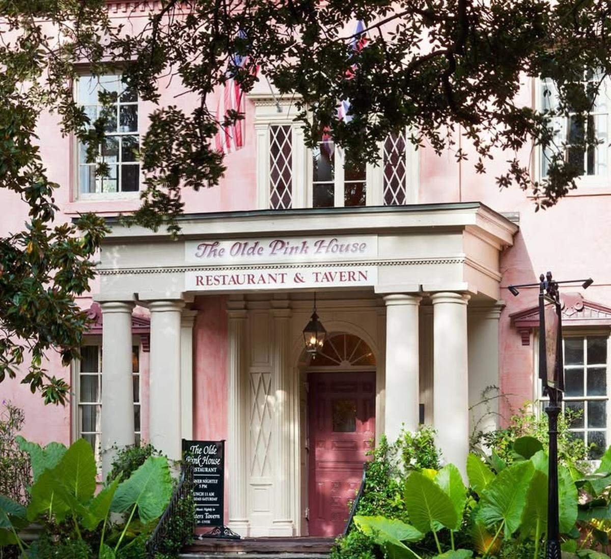 The Olde Pink House in Savannah, GA
